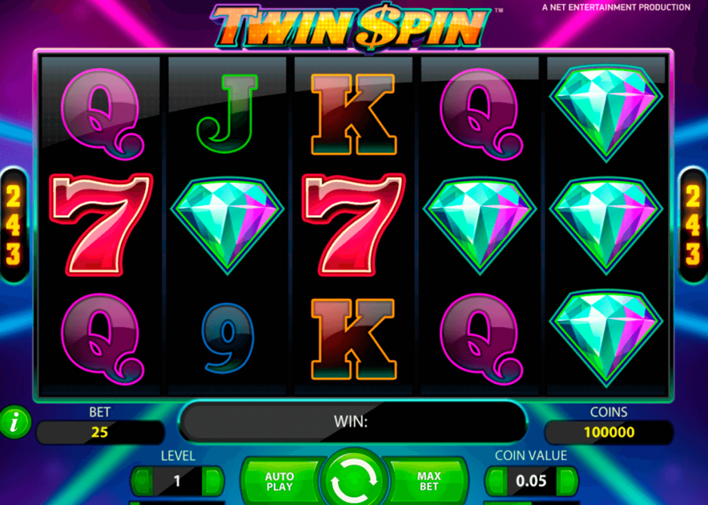 Twin Spin - Jednoręki bandyta od NetEnt w stylu retro