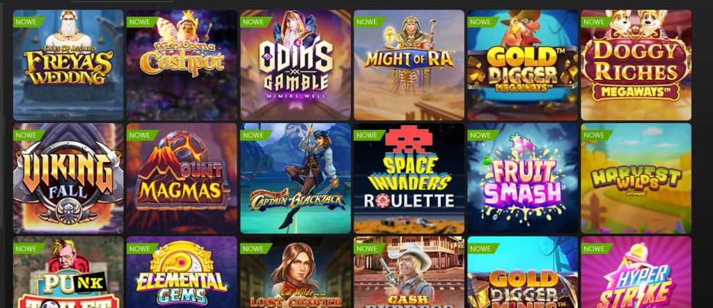 Najnowsze sloty jednoręki bandyta w kasynie Betsafe