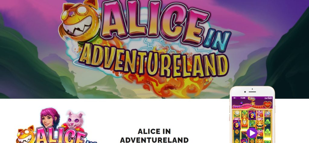 Alice in Adventureland - Zaczarowany slot kasynowy od Fantasma Games 