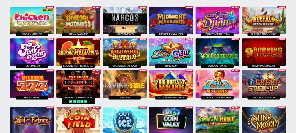 Najnowsze automaty do gier jednoręki bandyta w EnergyCasino